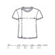 Katoenen T-shirt met korte mouwen en ronde hals.