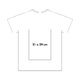 Unisex T-shirt van stof met korte mouwen en ronde hals.