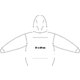 Stoffen hoodie voor heren met capuchon en kangoeroezak.