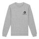 Grijze gem�leerde sweater van katoen en polyester met ronde hals.