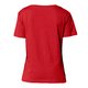 Rood dames T-shirt van biologisch katoen met korte mouwen.