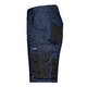 Marineblauwe werkshort van een polyester-katoenmix met meerdere zakken.