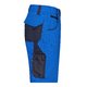 Blauw/marineblauwe polyester-katoenen werkshort met meerdere zakken.