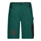 Groene stoffen unisex shorts met zakken.