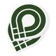 Papieren sticker met contourgesneden rand.