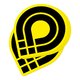 Papieren sticker met een aangepaste vorm.