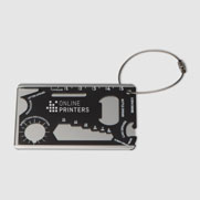 Aluminium 8-in-1-kofferlabel Salerno