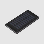 Metalen powerbank op zonne-energie Vilaflor