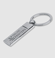 Metalen sleutelhanger Slim