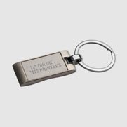 Metalen sleutelhanger Boulder