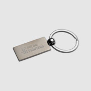 Metalen sleutelhanger Brazzaville