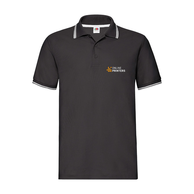 Fruit of the Loom tipped poloshirts