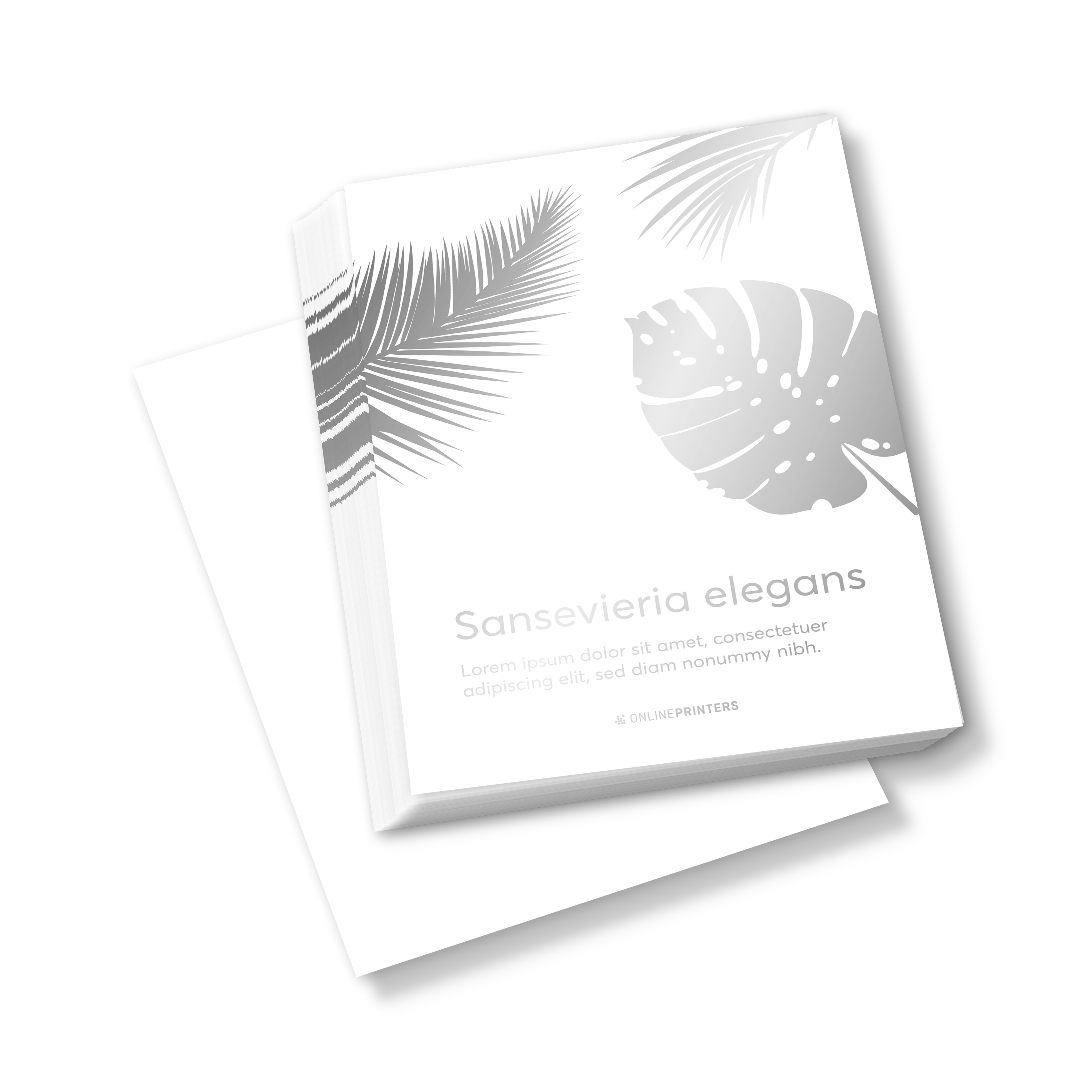 Flyers met effectverven, enkelzijdig bedrukt