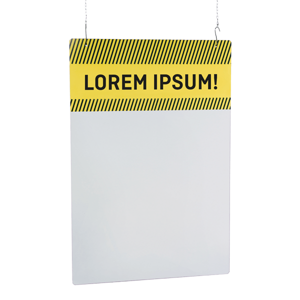 Plexiglas wand om op te hangen