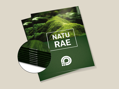 Brochures eco-/natuurpapier