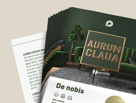 Flyers met veredeling