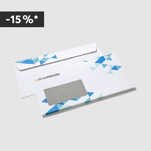 Net zo individueel als uw corporate design: CMYK-enveloppen<br> <br>