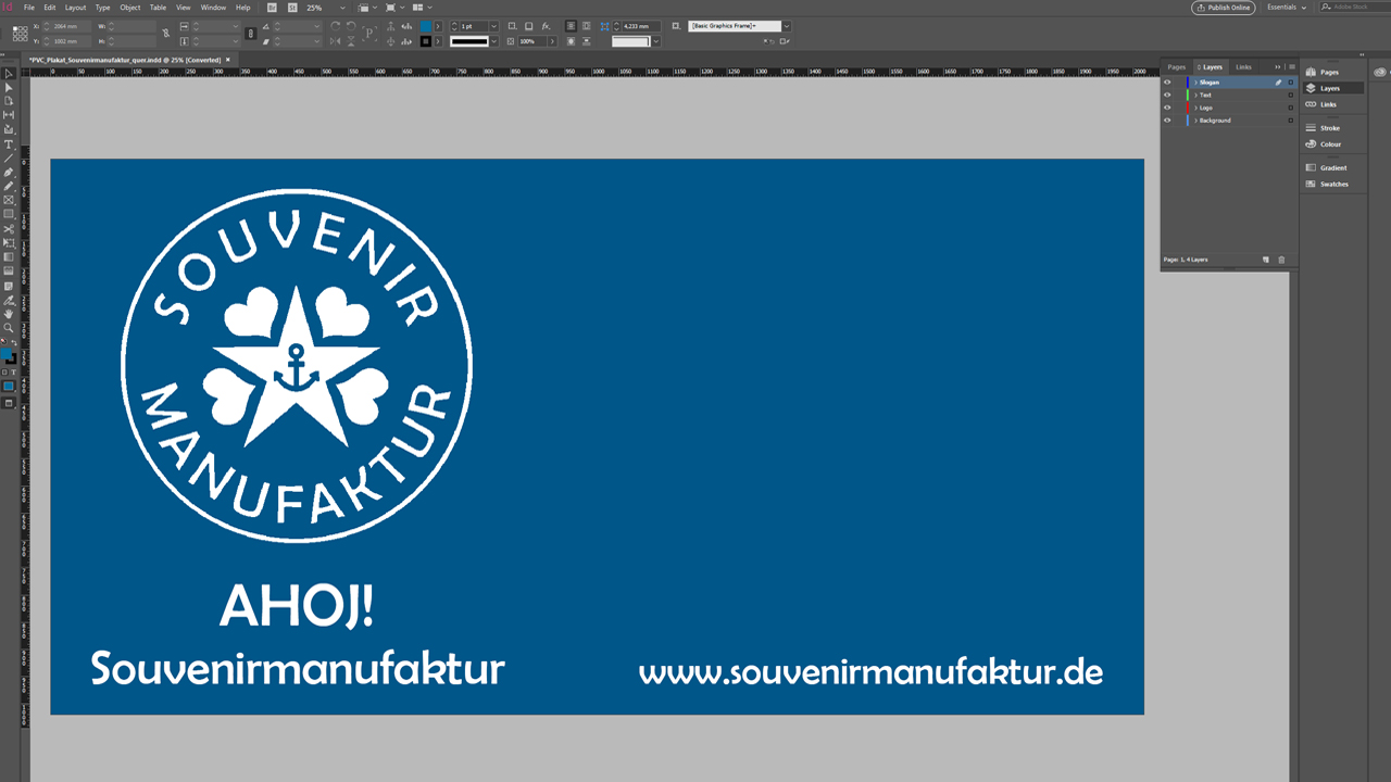 InDesign-tutorial: Banner Design without Claim