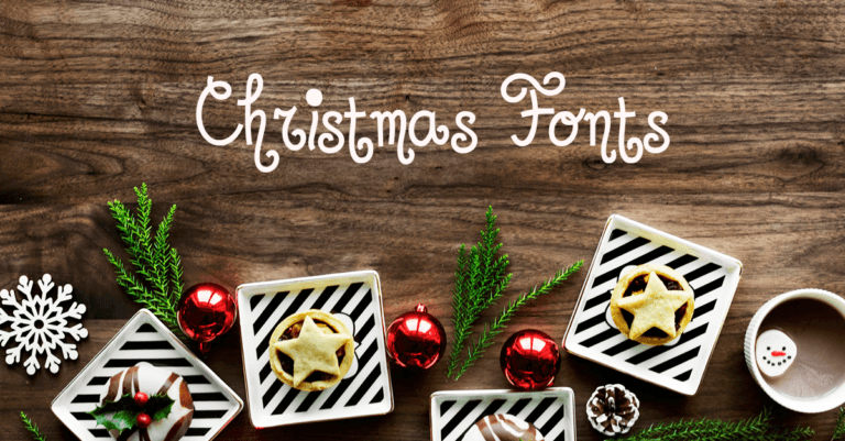 Gevarieerde christmas fonts om gratis te downloaden