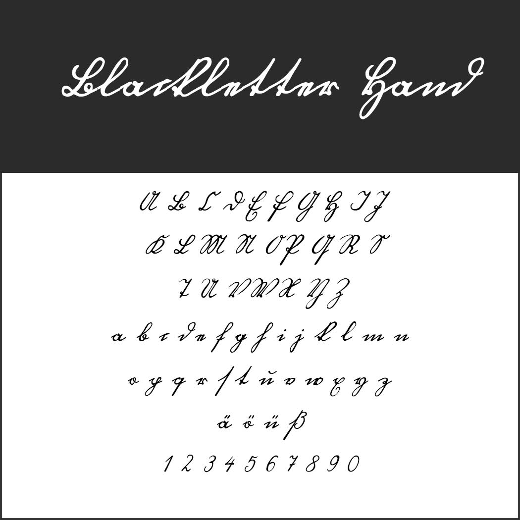 Lettertypes Fonts