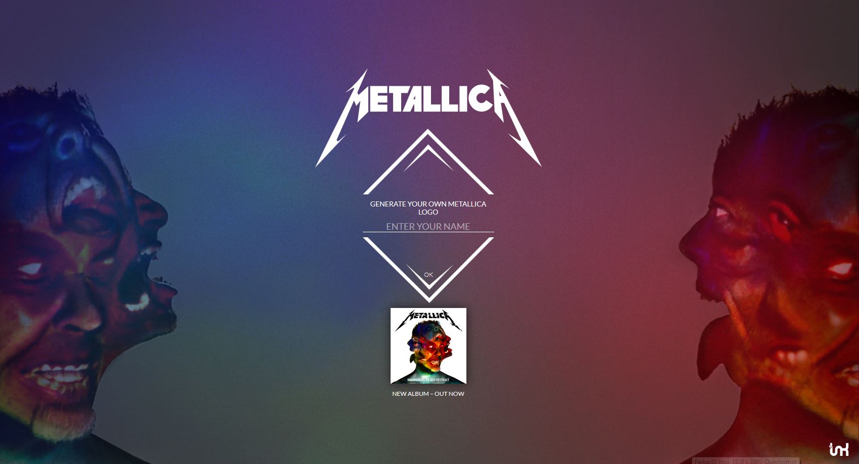 Metallica font generator